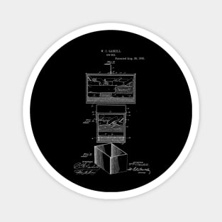 Egg Box Vintage Patent Hand Drawing Magnet